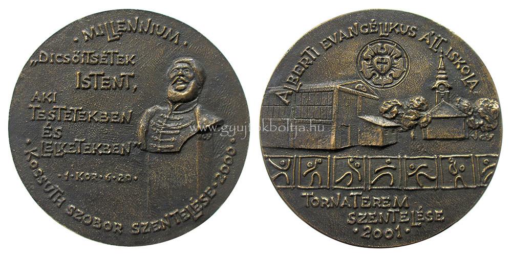 Vrhelyi Gyrgy: Kossuth szobor szentelse 2000 Albertirsa / Millennium